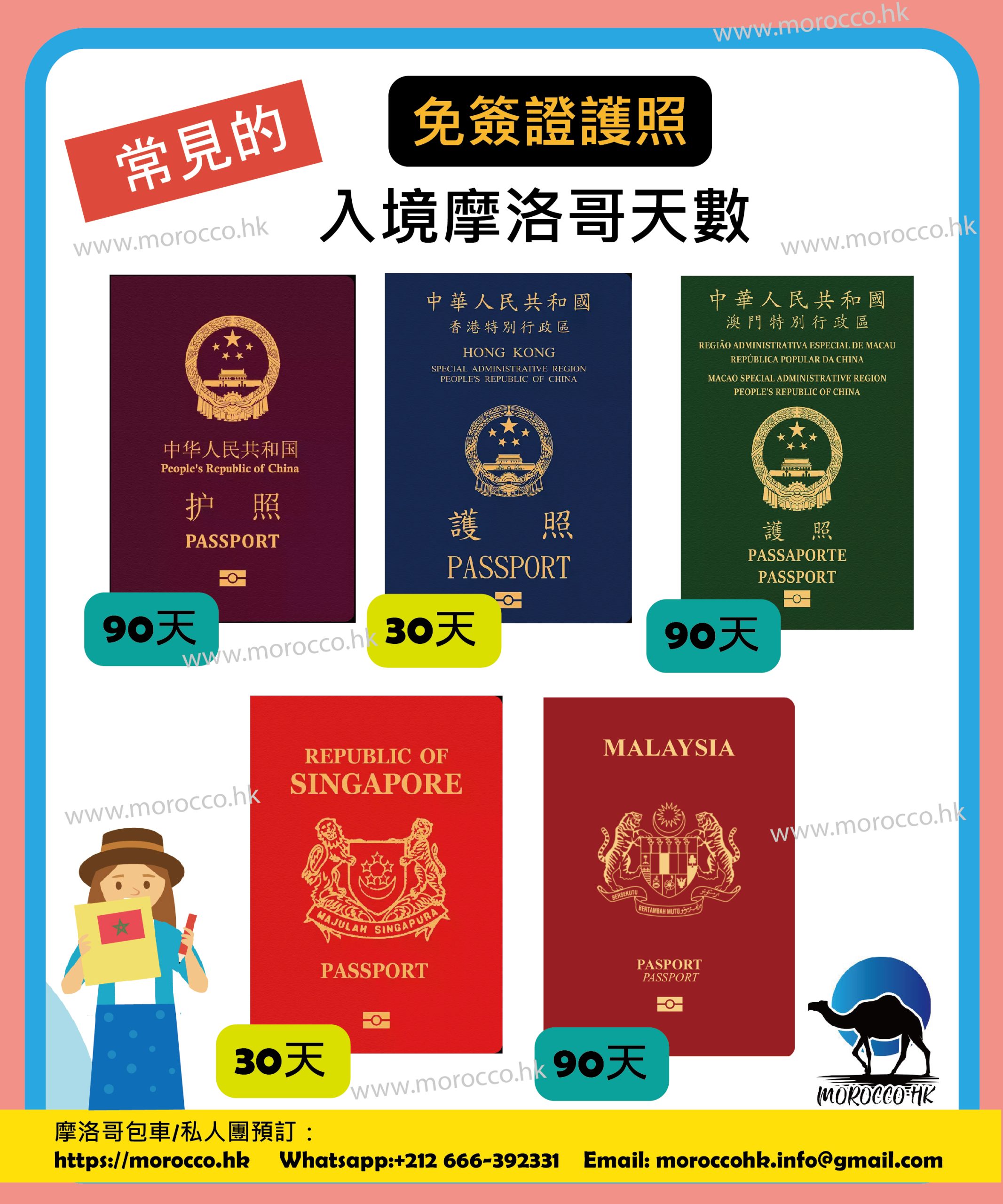 新加坡出發摩洛哥旅行